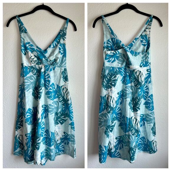 NWOT Patagonia Amber Dawn Jersey Dress in Tarkine Fern:Tasmanian Teal - Size S - Picture 7 of 14